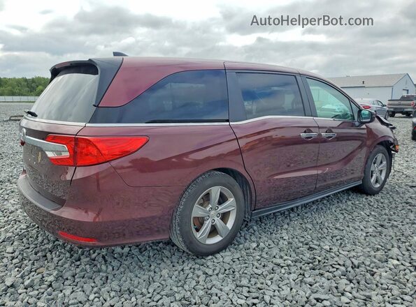 5FNRL6H7XJB056100 2018 HONDA ODYSSEY Burgundy უკანა მარჯვენა