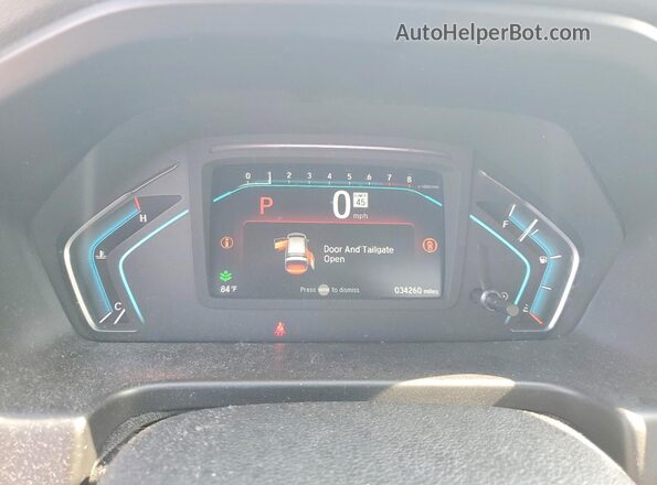 5FNRL6H7XPB076839 2023 HONDA ODYSSEY Белый Вид щитка приборов