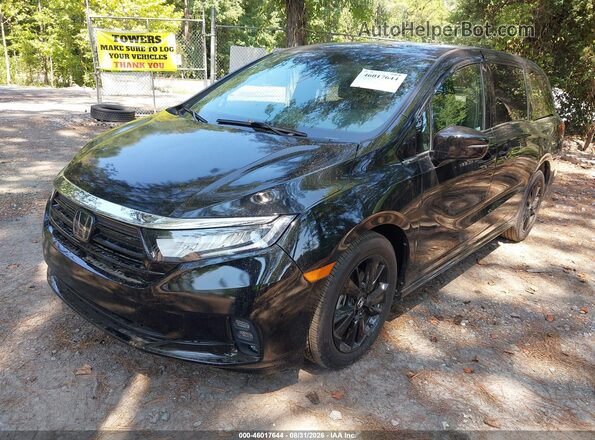 5FNRL6H7XRB056156 2024 HONDA ODYSSEY Black Передня ліва чверть