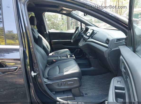 5FNRL6H7XRB056156 2024 HONDA ODYSSEY Black Вид салону спереду