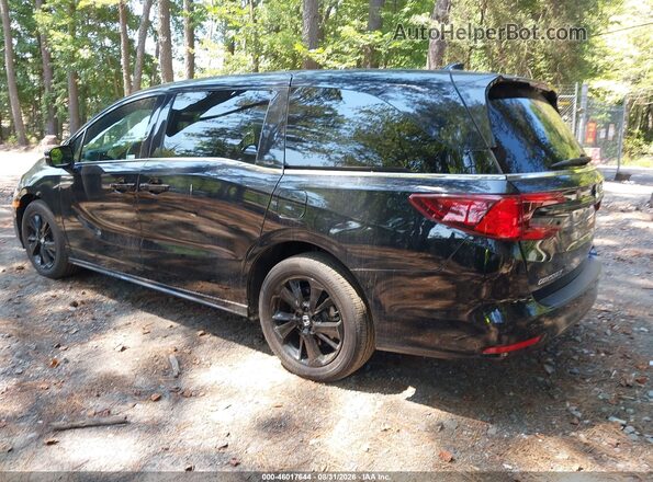 5FNRL6H7XRB056156 2024 HONDA ODYSSEY Black Задня ліва чверть