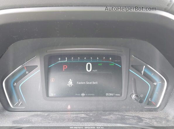 5FNRL6H83LB036458 2020 HONDA ODYSSEY White Вид задніх сидінь