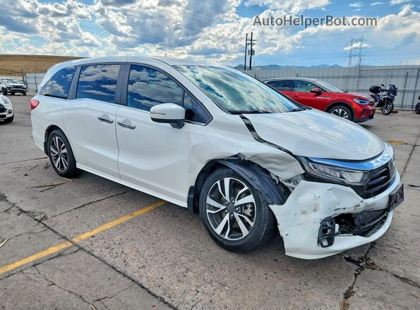 5FNRL6H83PB036045 2023 HONDA ODYSSEY White Передня права чверть