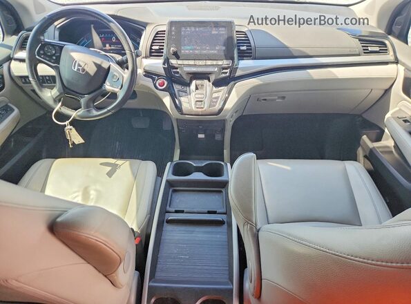 5FNRL6H86MB005920 2021 HONDA ODYSSEY Черный Вид панели приборов
