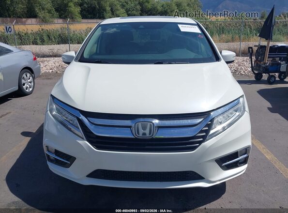 5FNRL6H88JB007048 2018 HONDA ODYSSEY White Սարքավորումների վահանակի տեսք