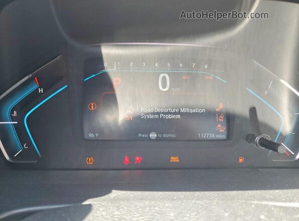 5FNRL6H88JB049669 2018 HONDA ODYSSEY Silver ხელსაწყოთა პანელის ხედი