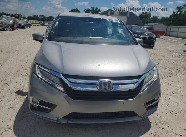 5FNRL6H88JB049669 2018 HONDA ODYSSEY Silver წინა ხედი