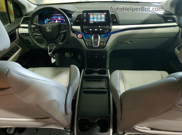 5FNRL6H88PB018530 2023 HONDA ODYSSEY Blue Вид панелі приладів