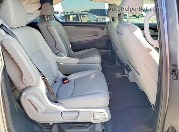 5FNRL6H90LB067675 2020 HONDA ODYSSEY Gray Widok wnętrza z tyłu