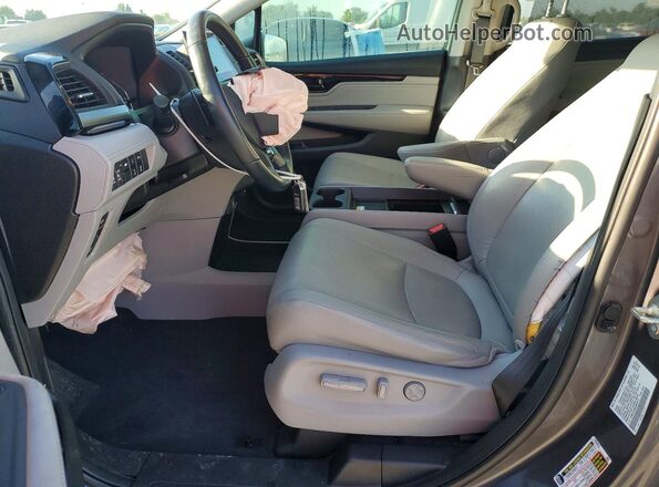 5FNRL6H90LB067675 2020 HONDA ODYSSEY Gray Widok wnętrza z przodu