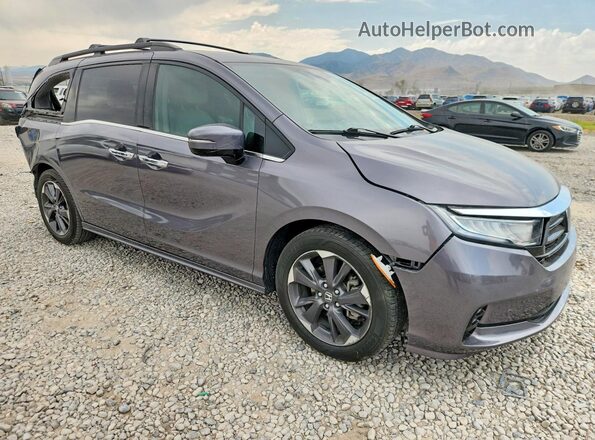 5FNRL6H91NB045834 2022 HONDA ODYSSEY Угольный Передняя правая четверть