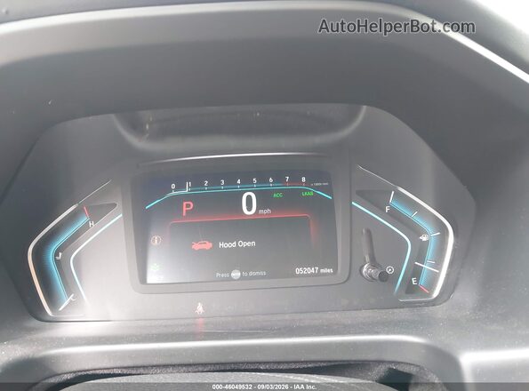 5FNRL6H93LB039692 2020 HONDA ODYSSEY Gray Widok tylnych siedzeń