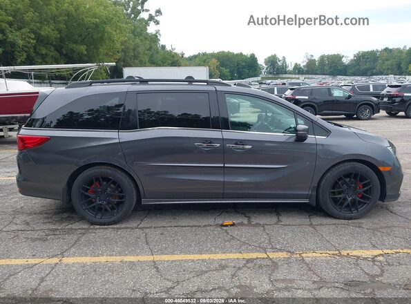 5FNRL6H93LB039692 2020 HONDA ODYSSEY Gray Widok wnętrza z tyłu