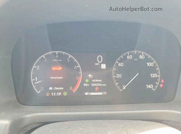 5FNRL6H95TB038429 2026 HONDA ODYSSEY Gray ხელსაწყოთა პანელის ხედი
