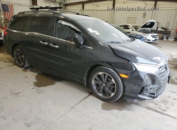 5FNRL6H97PB025638 2023 HONDA ODYSSEY Black Front right