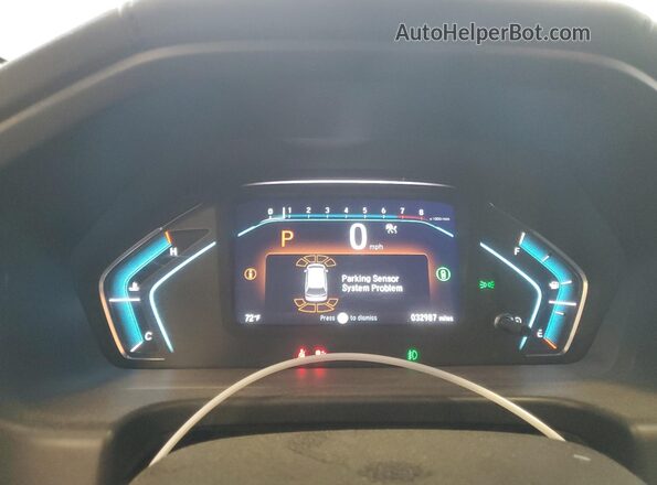 5FNRL6H97PB025638 2023 HONDA ODYSSEY Black Instrument cluster view