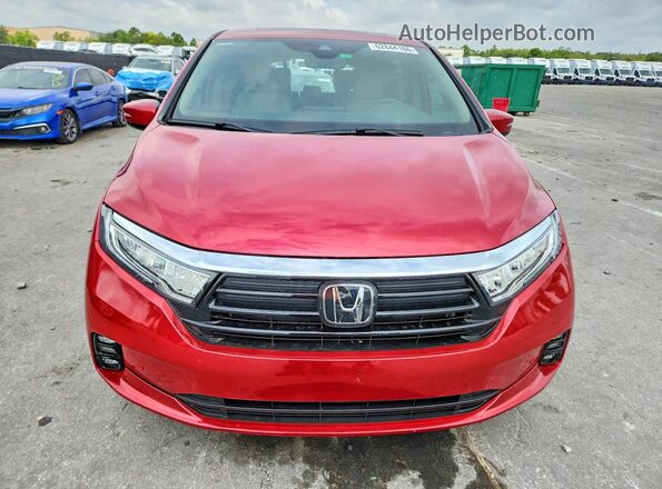 5FNRL6H97RB070548 2024 HONDA ODYSSEY Red Вид спереду
