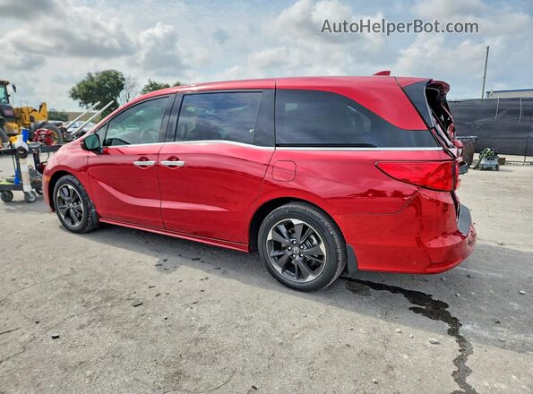 5FNRL6H97RB070548 2024 HONDA ODYSSEY Red Задня ліва чверть