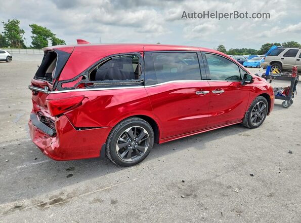 5FNRL6H97RB070548 2024 HONDA ODYSSEY Red Задня права чверть