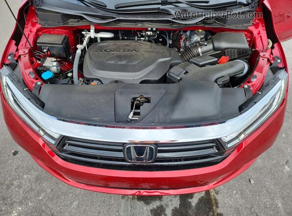5FNRL6H97RB070548 2024 HONDA ODYSSEY Red Вид підкапотного простору