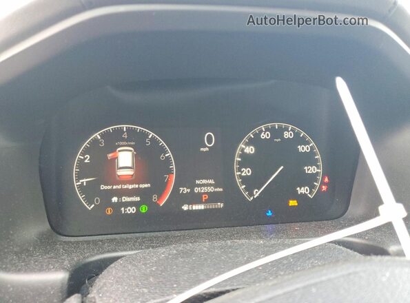 5FNRL6H99SB041901 2025 HONDA ODYSSEY Gray Вид щитка приладів