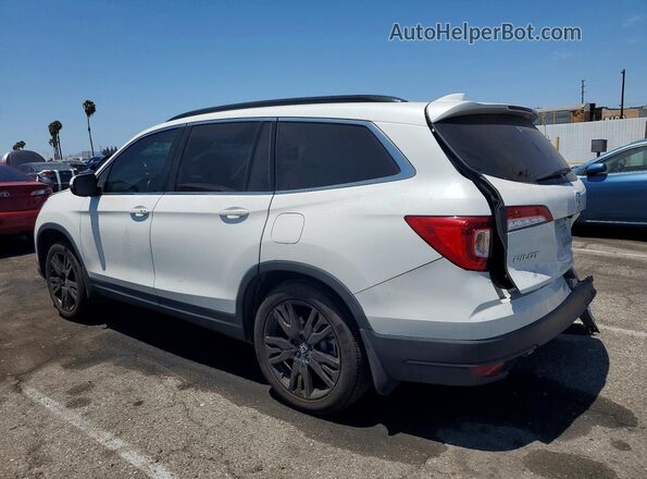 5FNYF5H22MB030239 2021 HONDA PILOT White Հետևի ձախ
