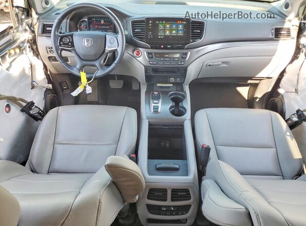 5FNYF5H23MB032243 2021 HONDA PILOT Blue Widok deski rozdzielczej