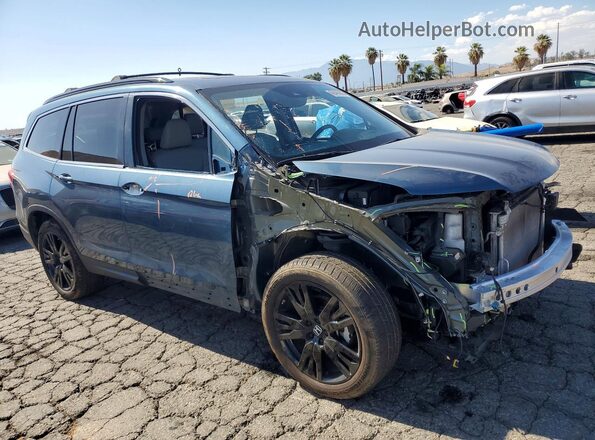 5FNYF5H23MB032243 2021 HONDA PILOT Blue Przód prawy