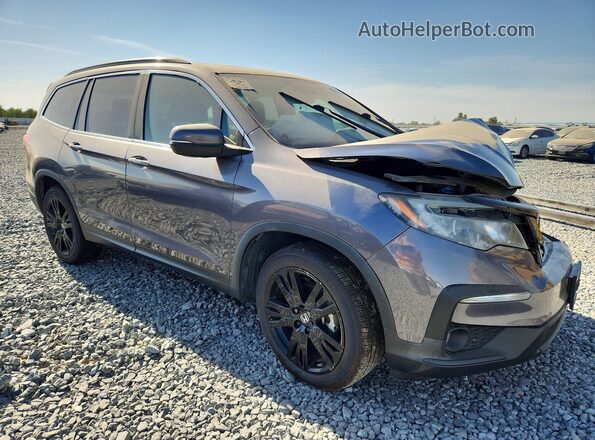 5FNYF5H2XMB027041 2021 HONDA PILOT Gray Передня права чверть