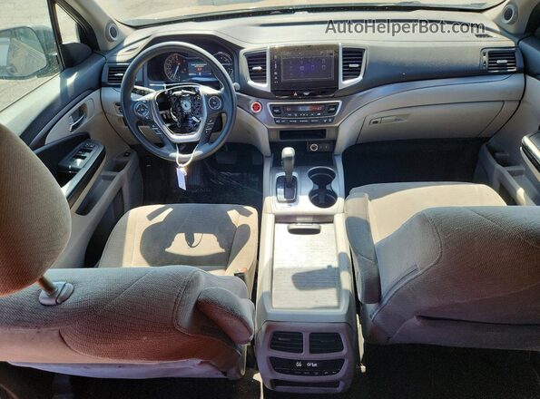 5FNYF5H33JB020114 2018 HONDA PILOT Blue Dashboard view