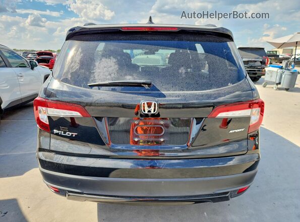 5FNYF5H33NB038229 2022 HONDA PILOT Черный Вид сзади