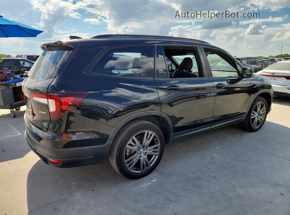 5FNYF5H33NB038229 2022 HONDA PILOT Черный Задняя правая четверть