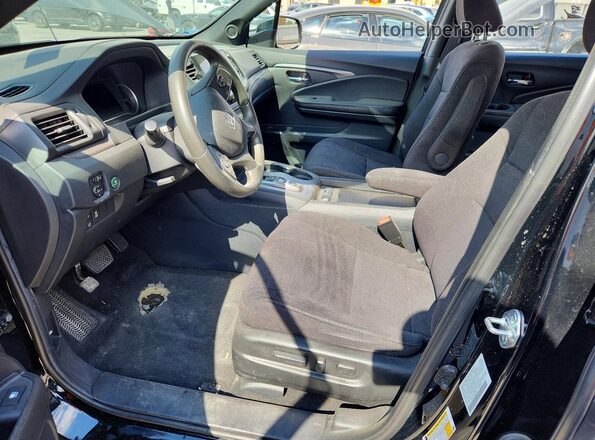 5FNYF5H33NB038229 2022 HONDA PILOT Черный Вид салона спереди