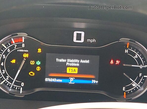 5FNYF5H34JB025435 2018 HONDA PILOT Silver Вид щитка приладів