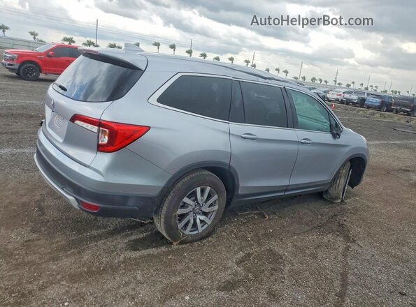 5FNYF5H36MB011847 2021 HONDA PILOT Серебряный Задняя правая четверть