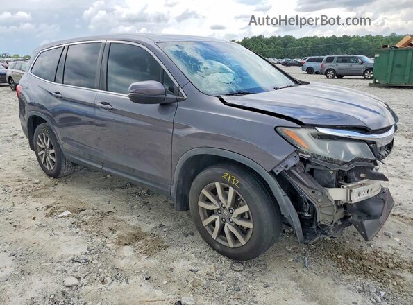 5FNYF5H52KB020799 2019 HONDA PILOT Gray წინა მარჯვენა