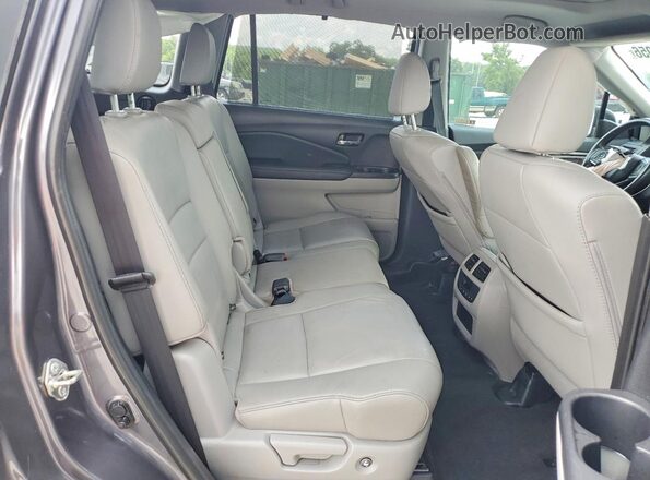 5FNYF5H52KB020799 2019 HONDA PILOT Gray უკანა სალონის ხედი