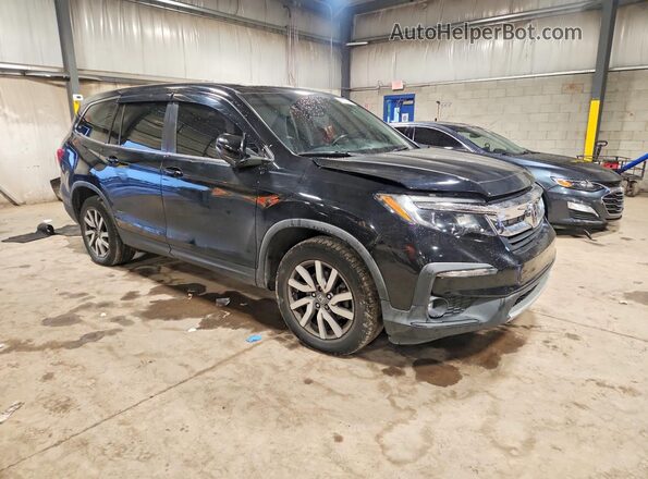 5FNYF5H54KB002627 2019 HONDA PILOT Black წინა მარჯვენა