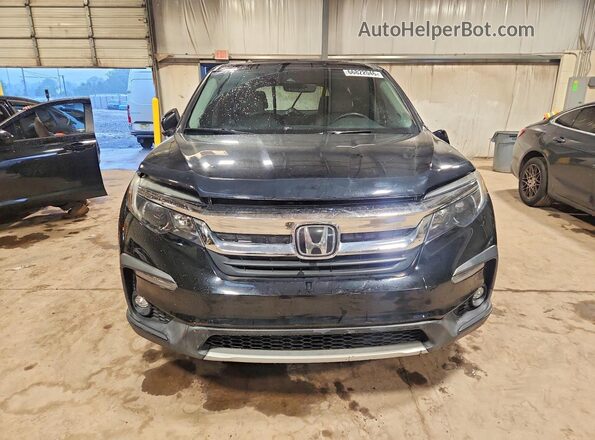 5FNYF5H54KB002627 2019 HONDA PILOT Black წინა ხედი