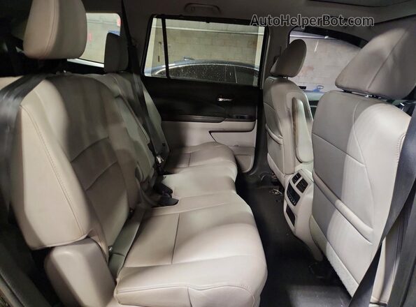 5FNYF5H54KB002627 2019 HONDA PILOT Black უკანა სალონის ხედი