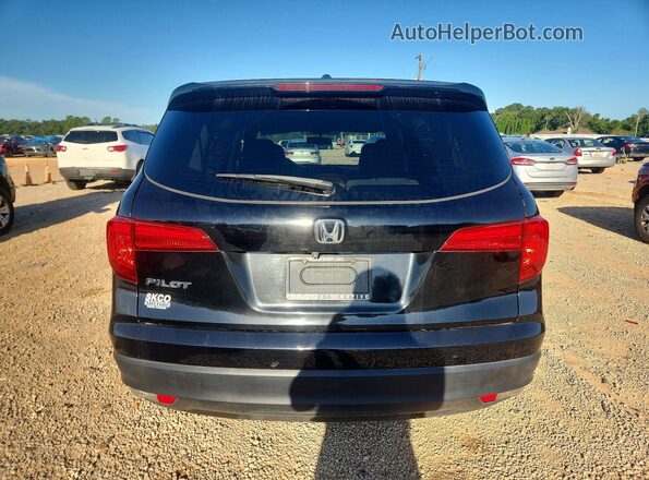 5FNYF5H57JB006413 2018 HONDA PILOT Black Rear view