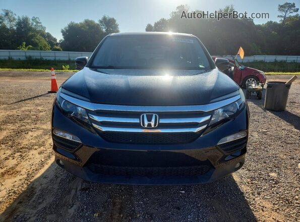 5FNYF5H57JB006413 2018 HONDA PILOT Black Front view