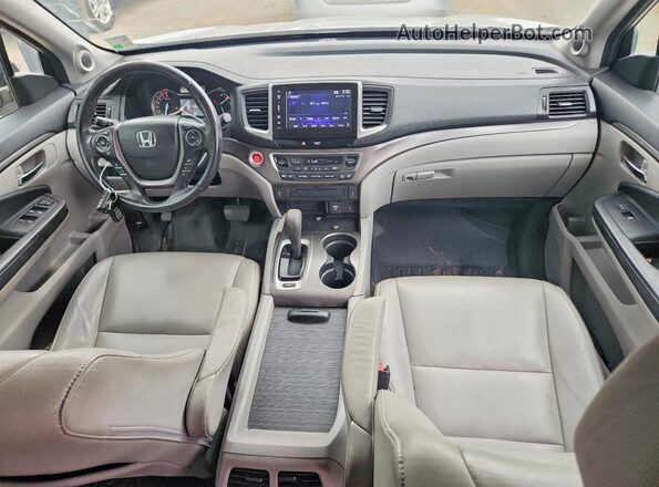 5FNYF5H58HB040791 2017 HONDA PILOT Silver Առջևի վահանակի տեսք