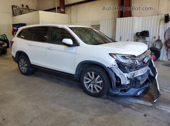 5FNYF5H5XKB038001 2019 HONDA PILOT White Front right