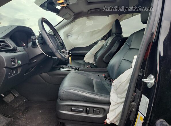 5FNYF5H66MB041909 2021 HONDA PILOT Black Vista interior delantera