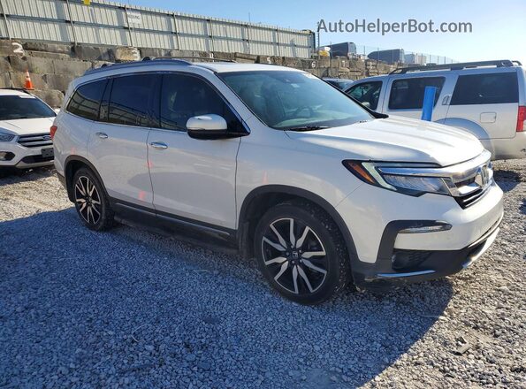 5FNYF5H9XLB026015 2020 HONDA PILOT Белый Передняя правая четверть