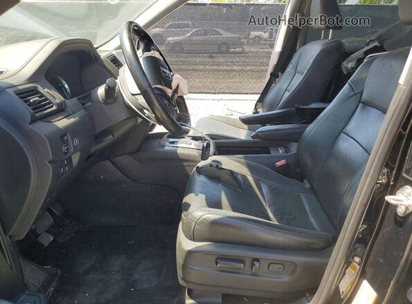 5FNYF6H04JB011949 2018 HONDA PILOT Black Widok wnętrza z przodu