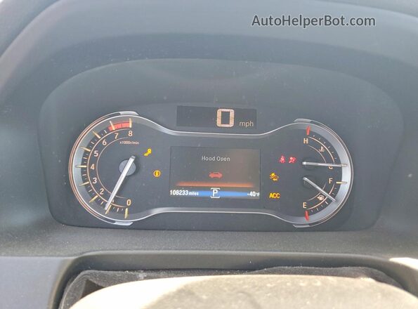 5FNYF6H04JB011949 2018 HONDA PILOT Black Widok zestawu wskaźników