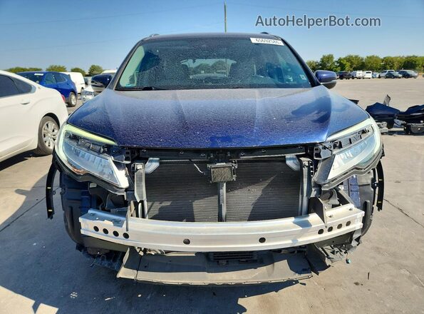 5FNYF6H06KB008357 2019 HONDA PILOT Blue Widok z przodu