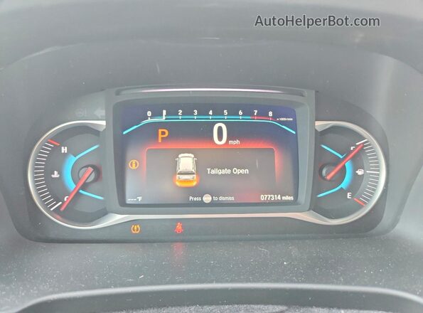5FNYF6H06KB008357 2019 HONDA PILOT Blue Widok zestawu wskaźników